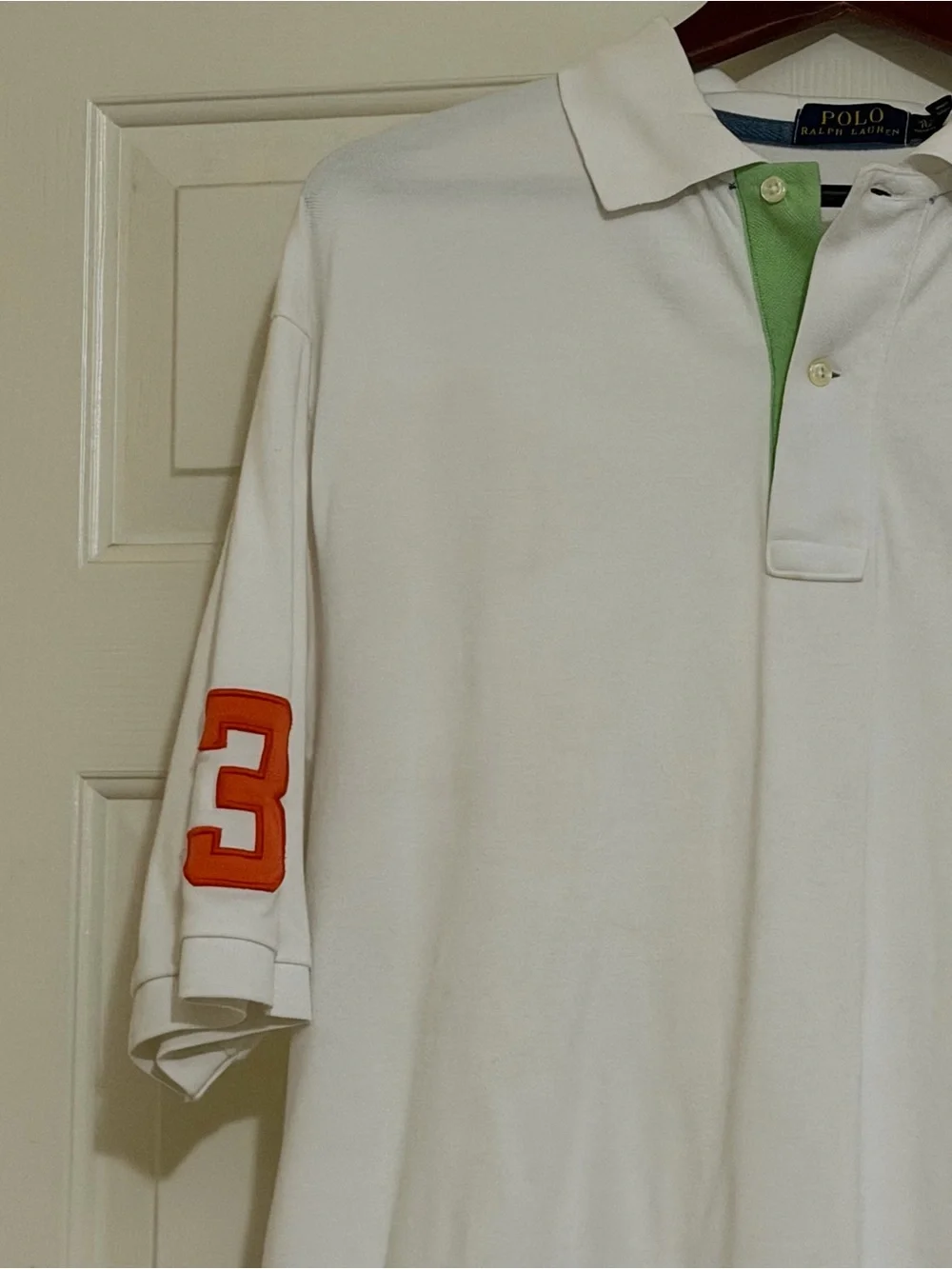 Polo Ralph Lauren Big Pony White Polo Shirt Size XLT XL Tall